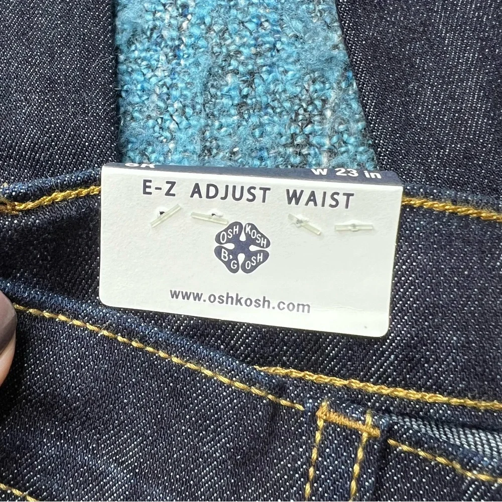 OshKosh B'Gosh Youth Girls Skinny Jeans in Dark Blue Denim Girl's 6 Regular NWT